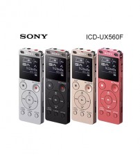 SONY ICD-UX560F Digital Voice Recorder with Built-in 4GB USB / MP3 Playing / FM Radio / Recorder / Stereo IC